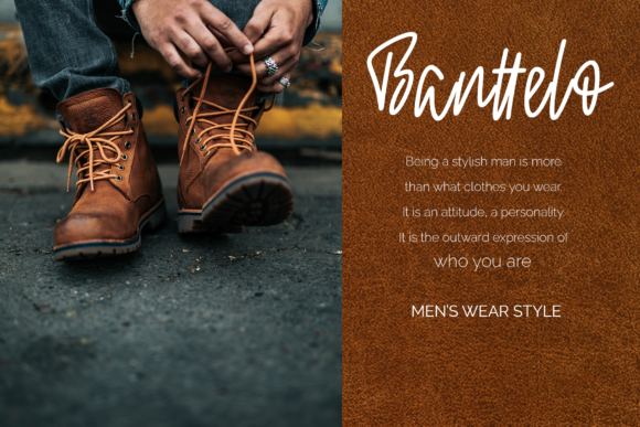 Bantello Font Poster 3