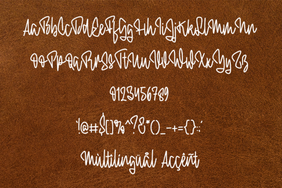 Bantello Font Poster 5