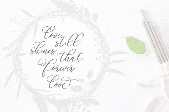 Barbara Script Font Poster 3