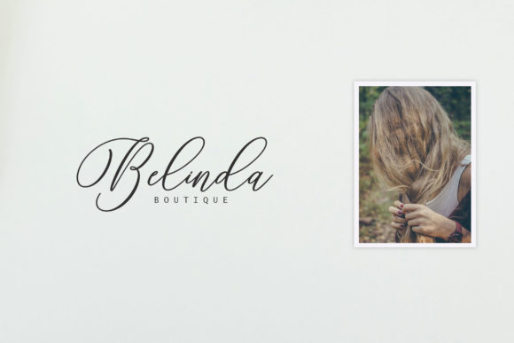 Barbara Script Font Poster 4