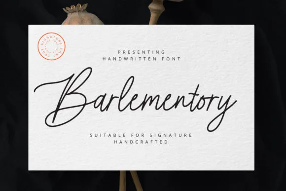 Barlementory Font Barlementory Font Poster 1