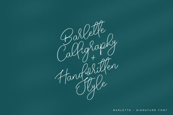 Barlette Font Poster 9