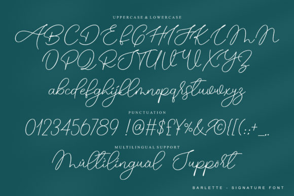 Barlette Font Poster 10