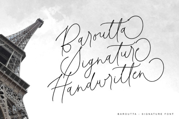 Baroutta Font Poster 12