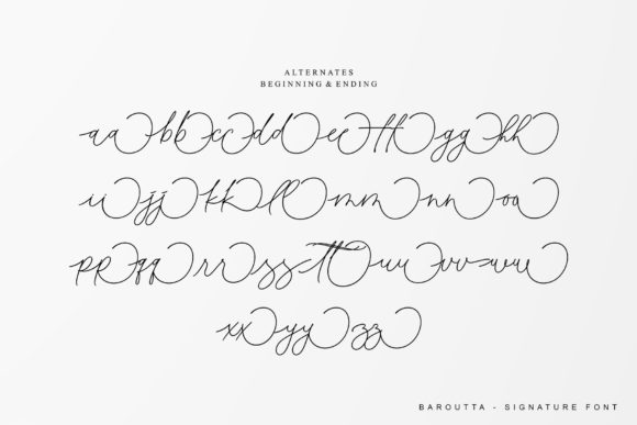Baroutta Font Poster 15