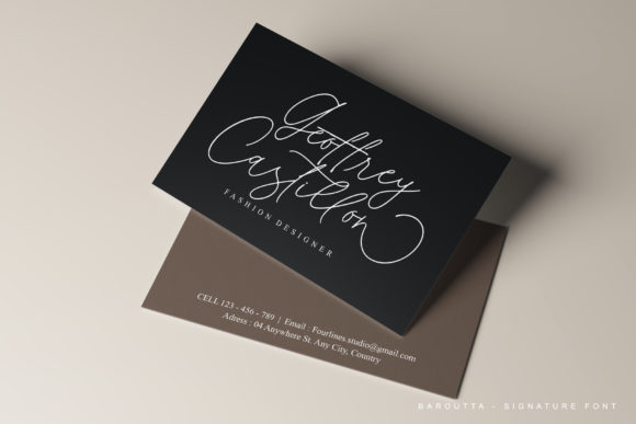 Baroutta Font Poster 7