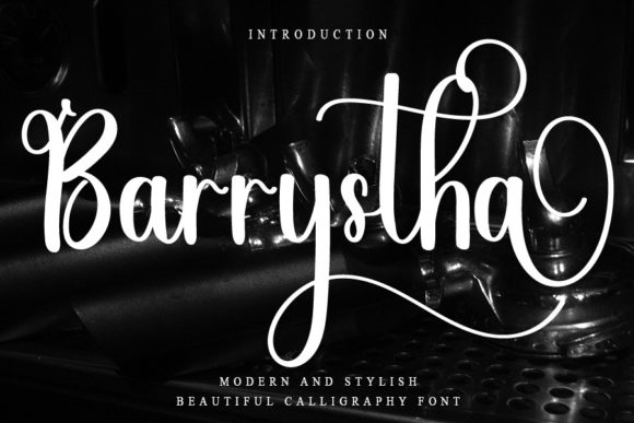 Barrystha Font Poster 1