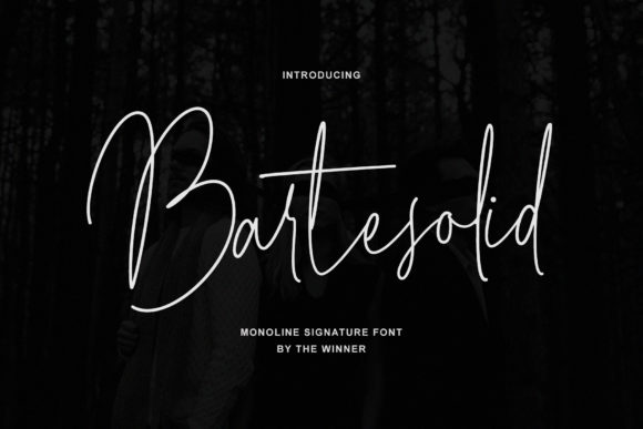 Bartesolid Font Poster 1