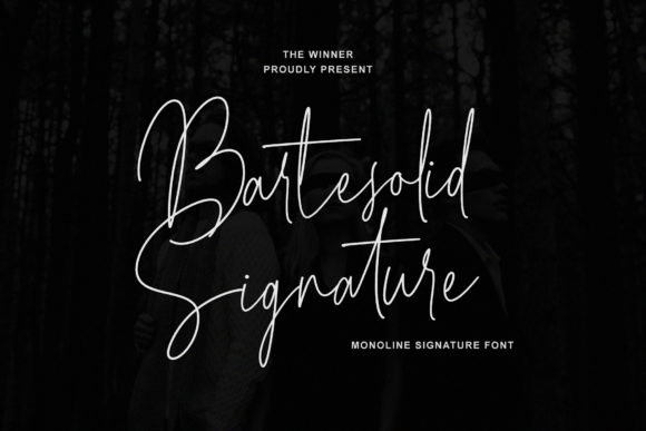 Bartesolid Font Poster 2