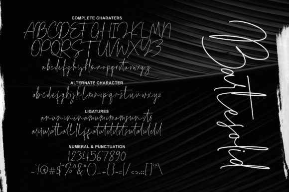Bartesolid Font Poster 12
