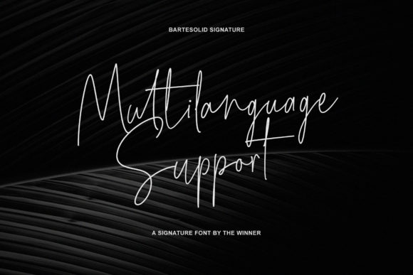 Bartesolid Font Poster 4