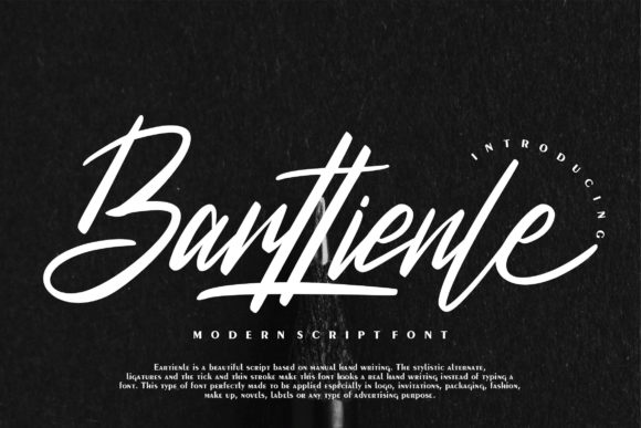 Barttienle Font Poster 1