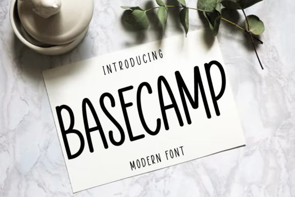 Basecamp Font Poster 1
