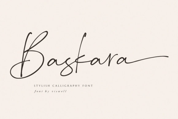 Baskara Font Poster 11