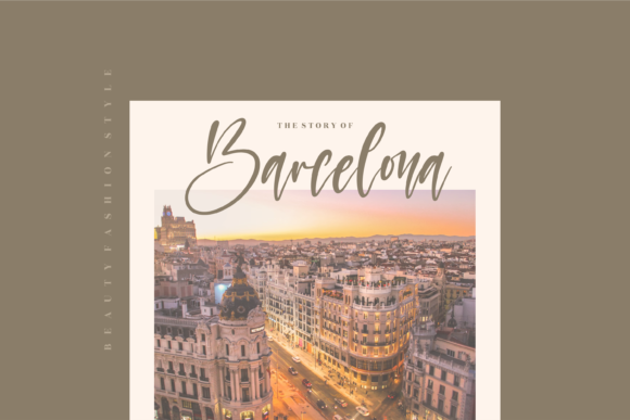 Bastelona Font Poster 8