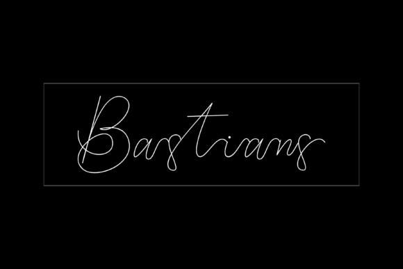 Bastians Font Poster 1