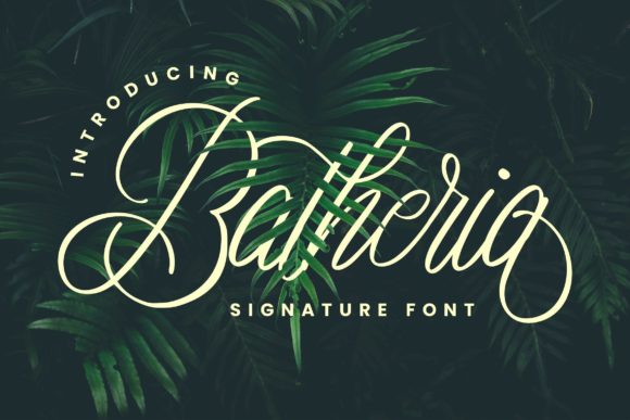 Batheria Font Poster 1