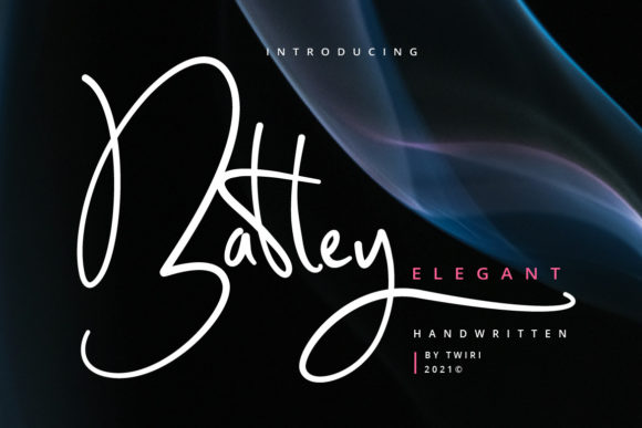Batley Font Poster 1