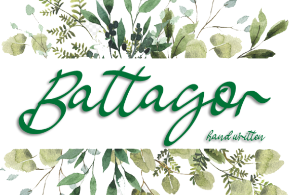 Battagor Font Poster 1