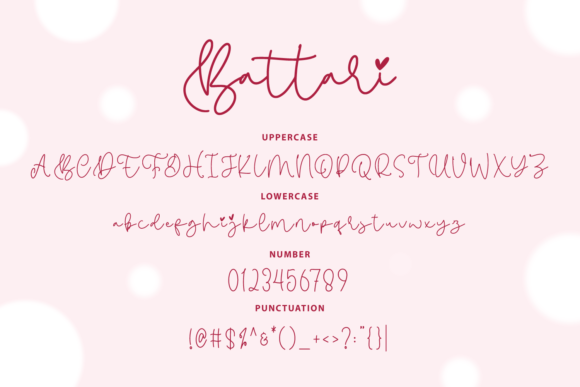 Battari Font Poster 3