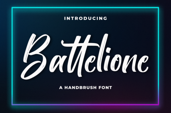 Battelione Font Poster 1