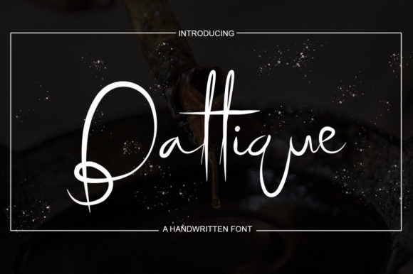 Battique Font Poster 1