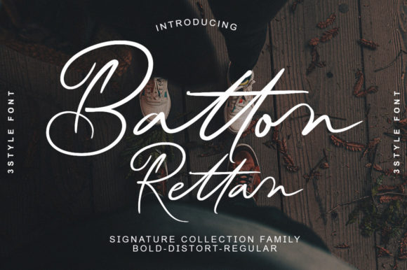 Batton Rettan Font Poster 1