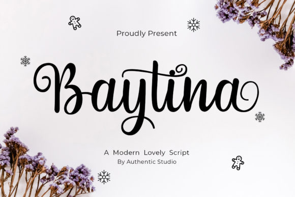 Baytina Font Poster 1