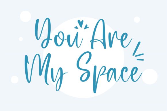 Be Mine Font Font Poster 9