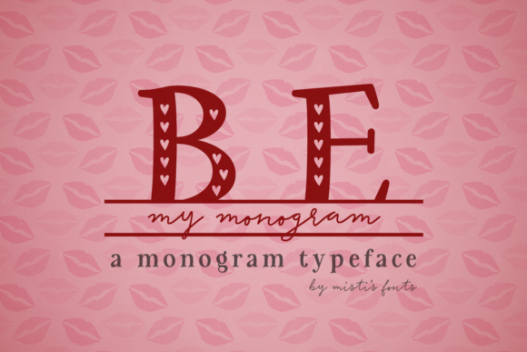 Be My Monogram Font