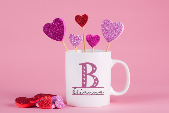 Be My Monogram Font Poster 3