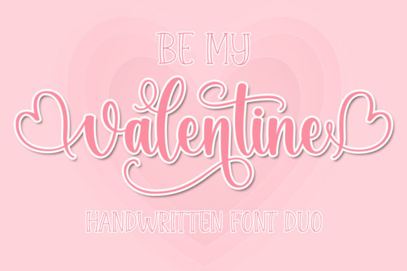 Be My Valentine Font