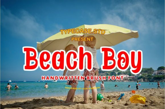 Beach Boy Font Poster 1