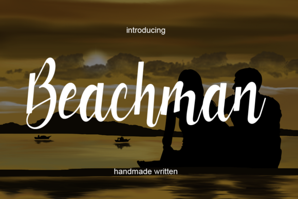 Beachman Font Poster 1