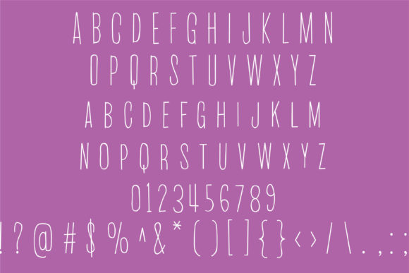 Beanpole Font Poster 5