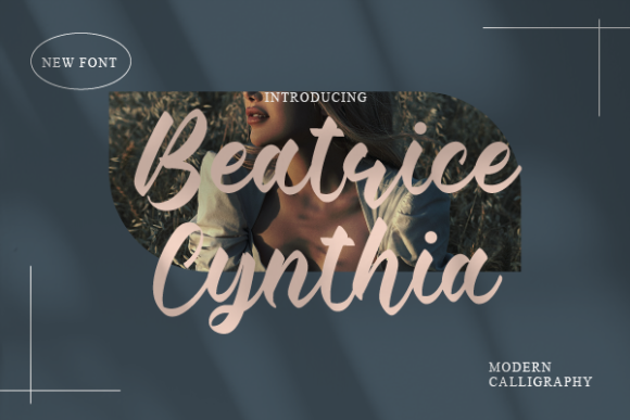 Beatrice Cynthia Font Poster 1