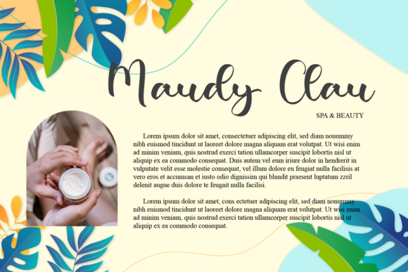 Beatrice Maudie Font Poster 2