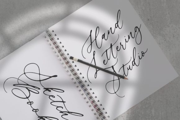 Beautica Beautiful Calligraphy Font Poster 3