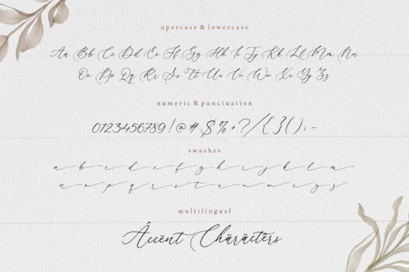 Beautica Beautiful Calligraphy Font Poster 6