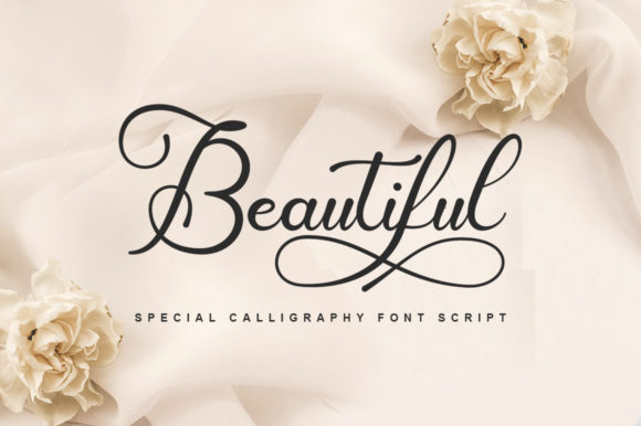 Beautiful Font Poster 1