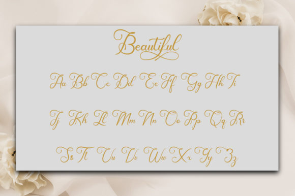 Beautiful Font Poster 7