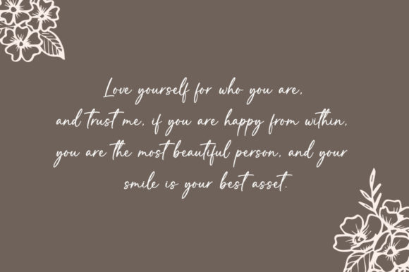 Beautiful Font Poster 2