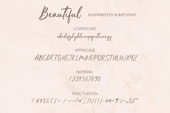 Beautiful Font Poster 8