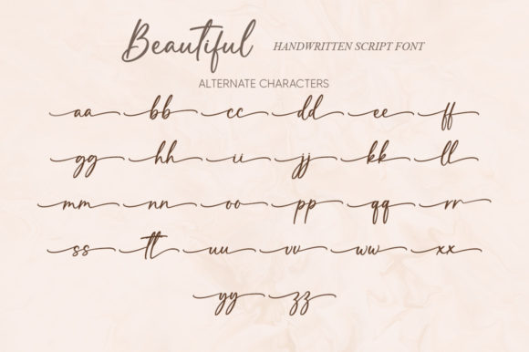 Beautiful Font Poster 9