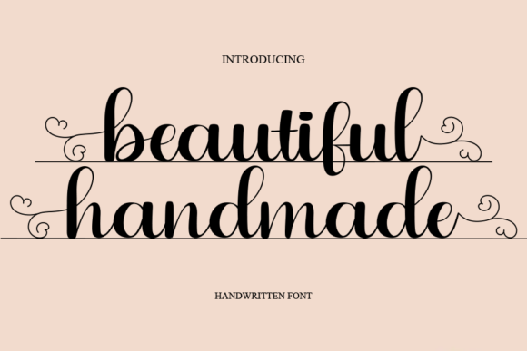 Beautiful Handmade Font