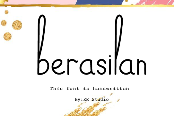 Beautiful Sweet Font Poster 2