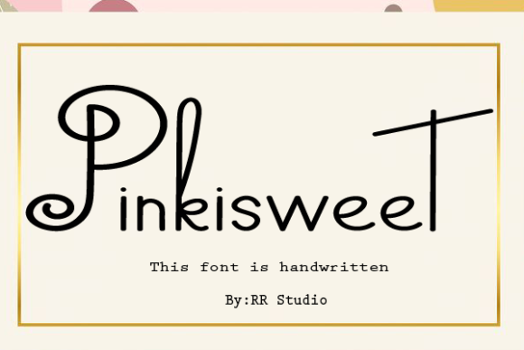 Beautiful Sweet Font Poster 4