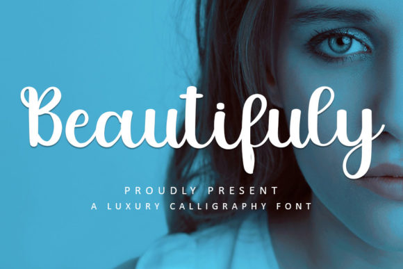 Beautifuly Font Poster 1