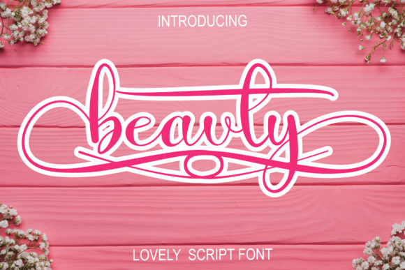 Beauty Font Poster 1