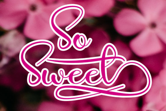 Beauty Font Poster 2